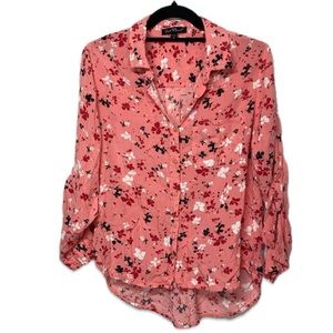Velvet Heart Women’s Long Sleeve 3/4 Tab Rayon Button Down Blouse